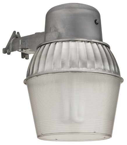 Lithonia Lighting OALS10 65F 120 P LP M4 Standard Outdoor Area Light with 65-Watt Compact Fluorescent Compact Quad Tube,Silver