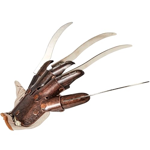 Rubie's mens Nightmare on Elm Street Supreme Edition Freddy Replica Metal Glove Costume Accessory, As Shown, One Size US