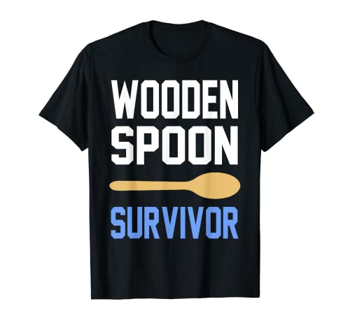 Funny Wooden Spoon Survivor I Survived Wooden Spoon Vintage T-Shirt