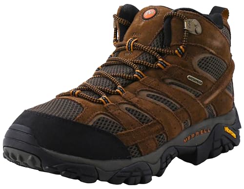 Merrell Men's Moab 2 Mid Waterproof Hiking Boot, Earth, 8.5 M US