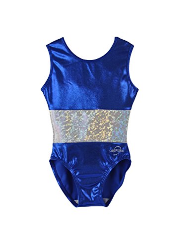 Obersee - O3GL020AXS - Girl's Girls Gymnastics Leotard - Royal Band | Adult Extra Small