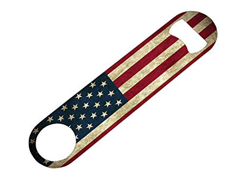 USA Flag Speed Bottle Opener Heavy Duty Gift Patriotic United State Of America Vintage Rustic