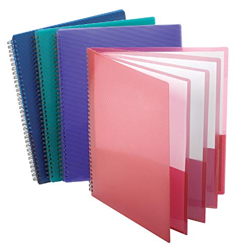 Esselte Oxford Poly 8-Pocket Folder - Letter Size - 9.1 x 10.6 x 0.4
(Colors may Vary)