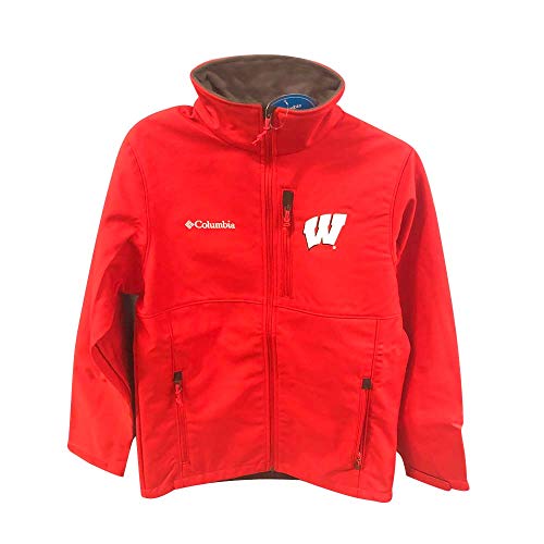 Columbia Wisconsin Ascender Softshell Jacket-X Large Red