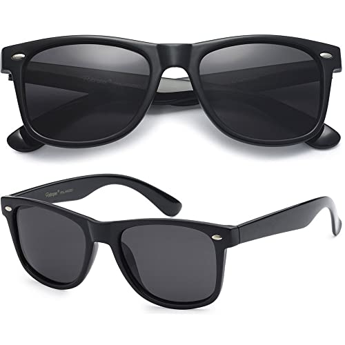 PolarSpex Mens Sunglasses - Retro Sunglasses for Men, Polarized Sunglasses for Womens - Cool Shades for Driving, Fishing