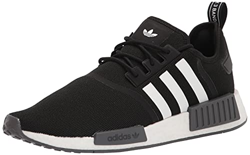 adidas Originals mens Nmd_r1 Sneaker, Black/White/Grey, 10.5 US