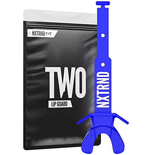 Nxtrnd Two Football Mouth Guard, Football Mouthpiece with Strap, Fits Adult & Youth (Royal Blue)