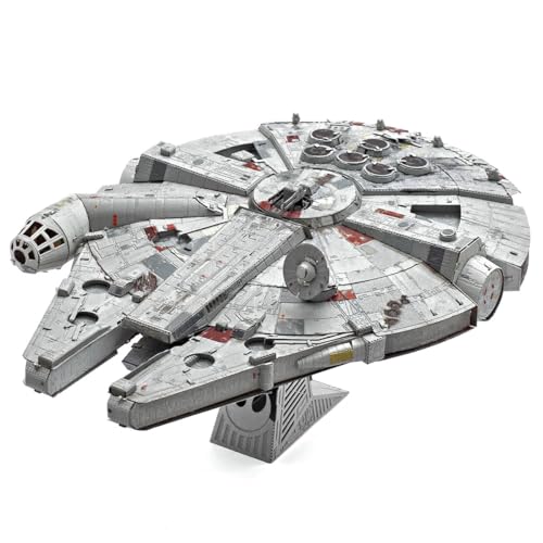 Metal Earth Premium Series Star Wars Millennium Falcon Color 3D Metal Model Kit Fascinations