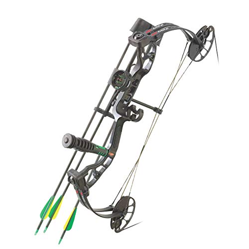 PSE ARCHERY, Mini Burner Compound Bow, Black, Right-Hand 40 lbs