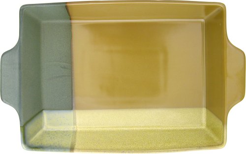Sango Gold Dust Green 13-Inch Lasagna Dish