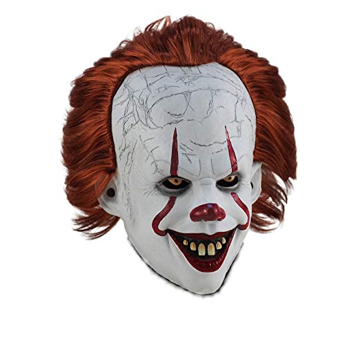 Beita Halloween Mask IT For Adult/Kids，Horror Clown Latex Mask Cosplay Party