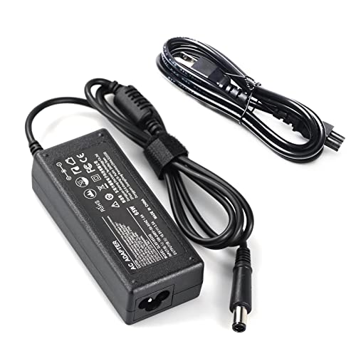 AC Adapter Laptop Charger for HP Pavilion G6 G7 DV6 DV5 DV4 G72 G71 G60 G61 G62 DM4 HP 2000-2B09WM 2000-2A20NR Notebook PC 65W 18.5V 3.5A Power Supply Cord