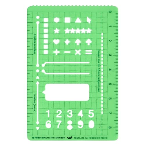 Hobonichi Template Basic Hobonichi Notebook Original Stationery Notebook Accessories, Japan Import