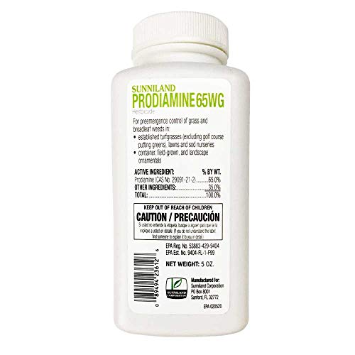 Yard Mastery Prodiamine 65 WDG Professional Pre Emergent Weed Killer Herbicide for Crabgrass, POA Annua and Other Problem Weeds - 5oz Bottle - Water Dispersible Granule