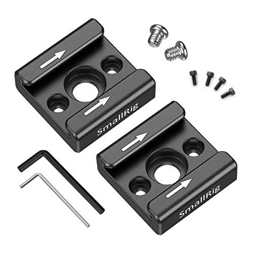 SmallRig Cold Shoe Mount (2pcs Pack) with 1/4'-20 Thread for Camera Cage Flash LED Monitor Microphone - 2060