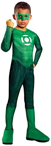 Green Lantern Child's Hal Jordan Costume - One Color - Large