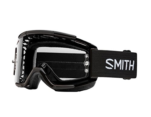 SMITH Optics Squad MTB Downhill Cycling Goggle - Black '21, Clear AF