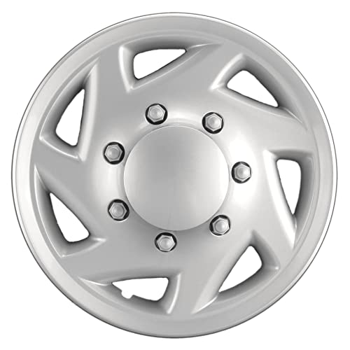 Hubcaps.com - Premium Quality 16' Silver Hubcap/Wheel Cover fits Ford Van, One Piece Heavy Duty Construction (ONE Single Hubcap)