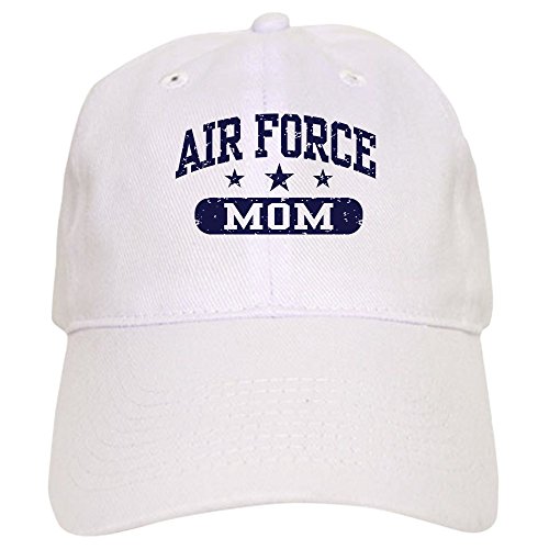 CafePress Air Force Mom Cap Unique Adjustable Baseball Hat White