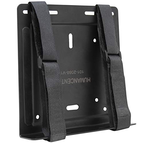 HumanCentric Universal Wall and VESA Mount, Adjustable Strap for Small Computers, UPS Units, Cable Boxes, Modems and Other Electronic Devices, Mounts on The Wall or Back of a Computer Monitor
