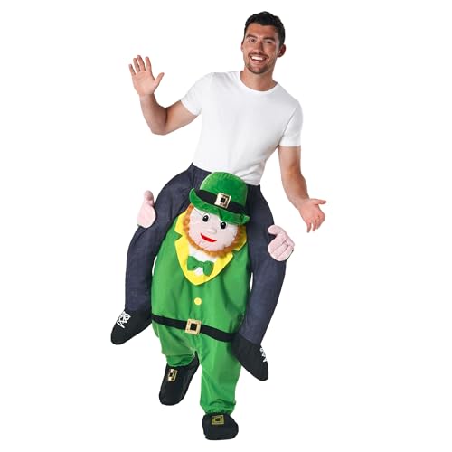 Morph Leprechaun Costume, Leprechaun Piggyback Costume, Leprechaun Costume Adult Men, Leprechaun Carrying Costume