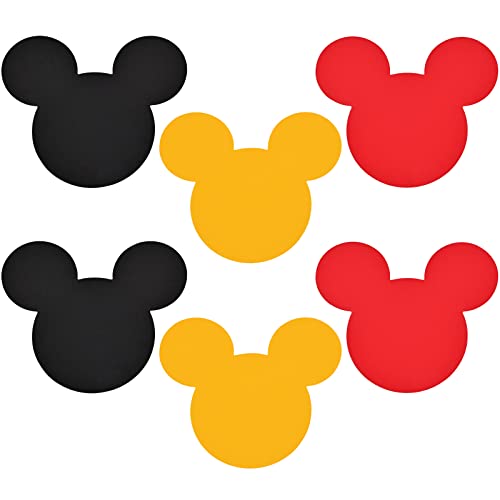 45 Pcs Mouse Cutouts Mouse Color Silhouette Mouse Birthday Paper Decorations for Mouse Theme Birthday Party Supplies School Bulletin Board Craft Home Wall Decor