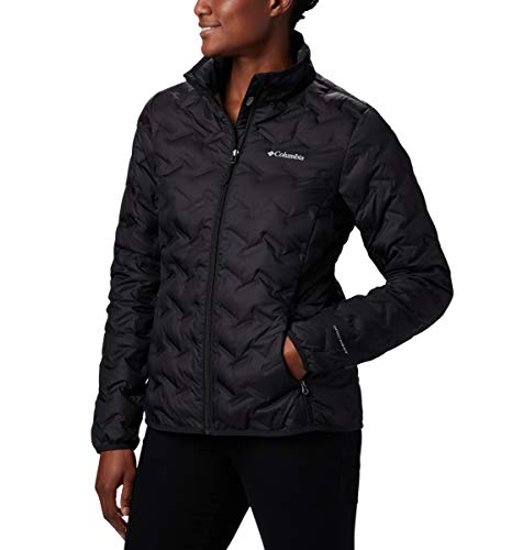 Columbia Women's Delta Ridge Down Jacket, Black, Large