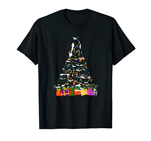Orca Killer Whale Ornament Christmas Tree T-Shirt