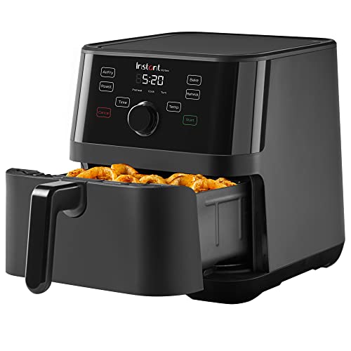 Instant Pot 5.7QT Air Fryer Oven Combo,From the Makers of Instant Pot,Customizable Smart Cooking Programs,Digital Touchscreen,Nonstick and Dishwasher-Safe Basket,App with over 100 Recipes