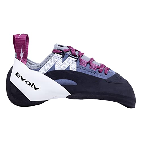 EVOLV Shaman Lace LV Climbing Shoes - Beet Red/Slate 10.5