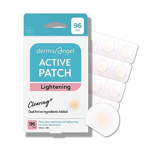 DERMA ANGEL Ultra Invisible Dark Spot Patches for Post Acne Pimple, Acne Spot Treatment - Day and Night Use - UPGRADED (Post Acne - 96 Count - 1 Size)