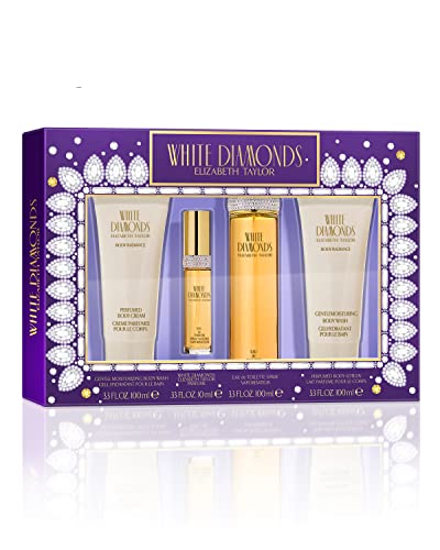Elizabeth Taylor White Diamonds for Women Fragrance 4 Piece Gift Set