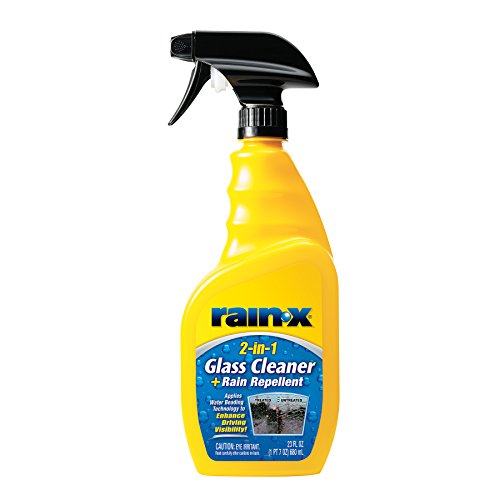 Rain-X 5071268 2-in-1 Glass Cleaner and Rain Repellant, 23 oz. - Provides a Streak-Free Clean for Automotive Glass While Preventing Sleet, Snow, Ice, and Road Spray Build Up
