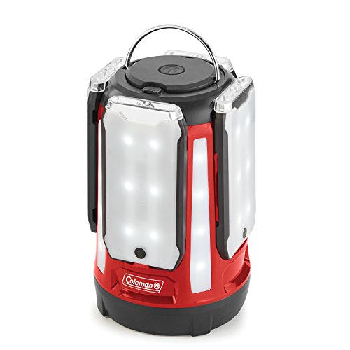 Coleman Multi-Panel LED Lantern: Rechargeable, Water-Resistant, Magnetic Light Panels, Built-In Flashlight, USB Charging Port; Excellent for Camping, Hunting, Emergencies, etc