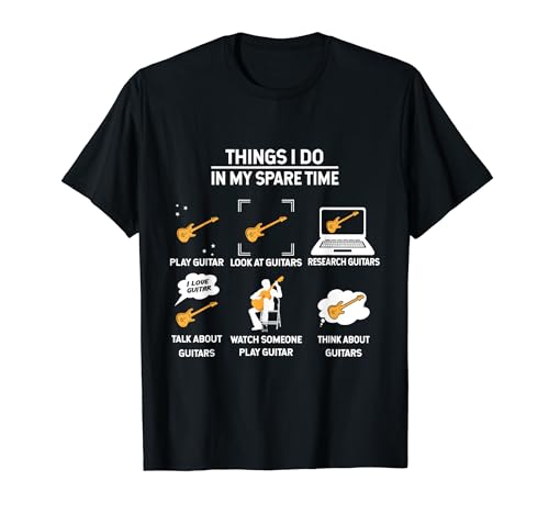epiphone guitar tee guitar things i do in my spare time T-Shirt