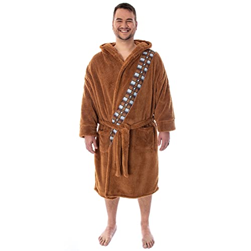 Big and Tall Chewbacca Costume Robe Star Wars Adult Plush Brown