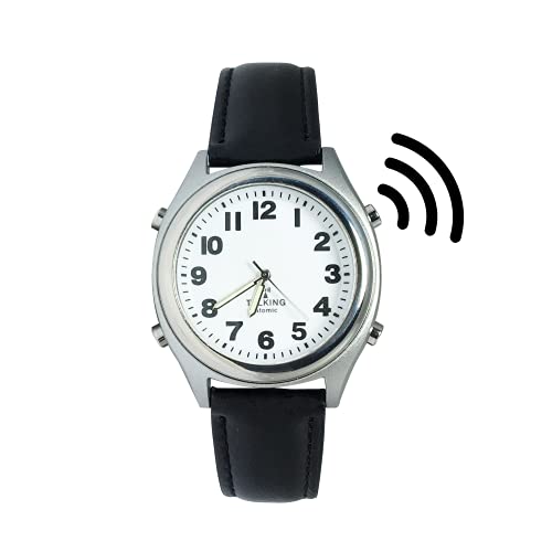 MISTIC COOL Talking Atomic Watch Loud and Clear Voice Talking Wrist Watch Large Number Time Talking Watches for The Blind Atomic Watches for Men & Women