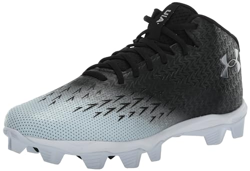 Under Armour Men's Spotlight Franchise RM 4.0, (001) Black/White/Metallic Gun Metal, 9, US