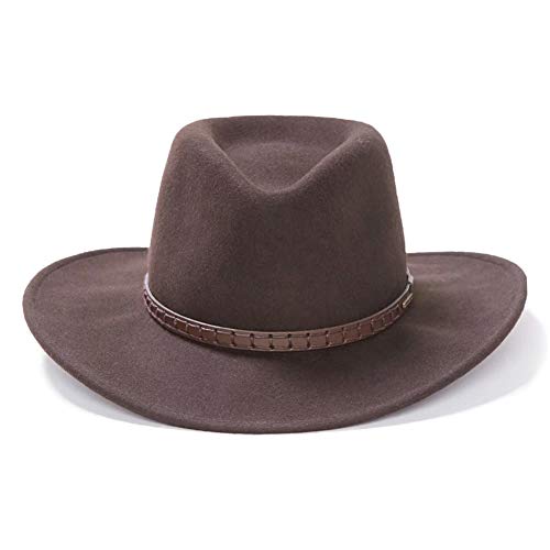 Stetson Men's Sturgis Pinchfront Crushable Wool Felt Hat Cordova Large