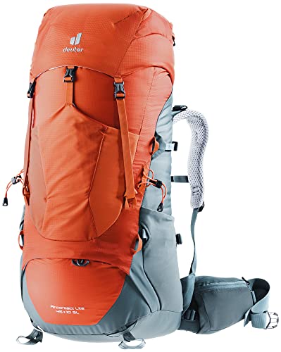 DEUTER Women's Aircontact Lite 45+10 SL Trekking Backpack, Peppers Teal, 55 L