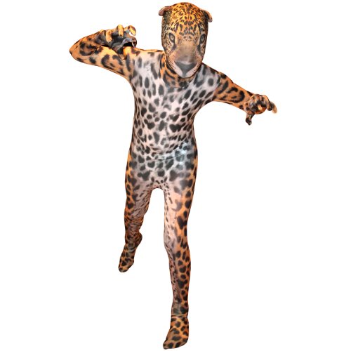 Morphsuits Jaguar Costume for Kids Animal Planet Bodysuit Halloween Costume Large