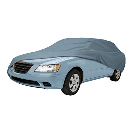 Classic Accessories Over Drive PolyPRO 1 Full-Size Sedan Car Cover, Fits cars 16' - 17'6' L