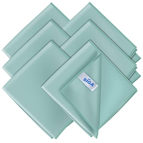 MR.SIGA Ultra Fine Microfiber Cloths for Glass, Pack of 6, 35 x 40 cm 13.7' x 15.7'