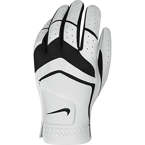 Nike Men's Dura Feel Golf Glove (White), Medium, Left Hand