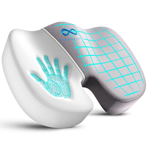 Everlasting Comfort Seat Cushion for Lower Back Pain Relief - Enhances Posture & Support, Provides All-Day Comfort - Non-Slip Tailbone Pain Relief Cushion - Multi-Use Car, Gaming, Office Chair Cushion