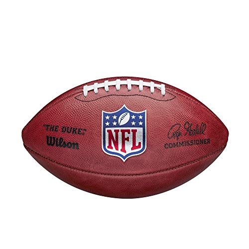WILSON 'The Duke' Official NFL Game Football - New 2020 Version , Brown