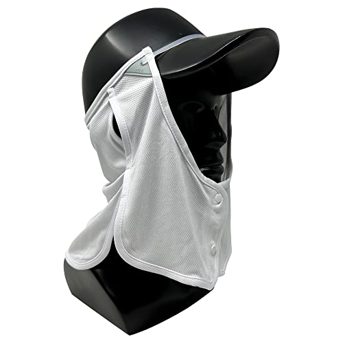 CoolNES - UV Sun Protection Neck Drape Adjustable Multifunctional 2 in 1 Face covering for Outdoor Fishing - Unisex (CoolNES-FSkull)