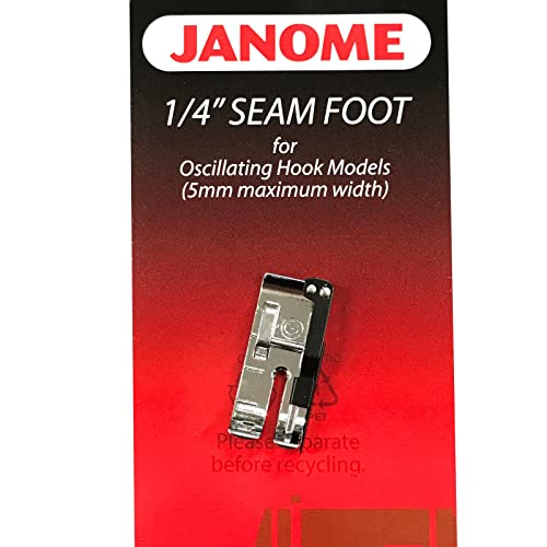 Janome 1/4' Seam Foot Ozcillating Hook Models (5mm Maximum Width)