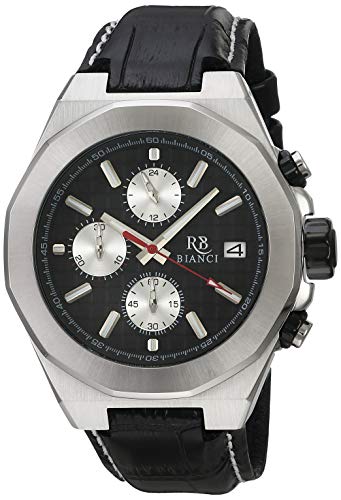ROBERTO BIANCI WATCHES Men's RB0130 Fratelli Analog Display Quartz Black Watch