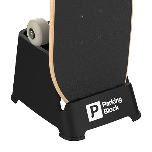 Parking Block Skateboard Holder | A Must-Have Skateboard Accessory | Gifts for Skateboarders | Display Mount & Stakeboard Storage Solution
